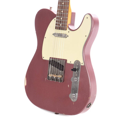 Nash T-63 Burgundy Mist Light/Medium Relic w/3-Ply Mint Pickguard, Lollar Pickups, & Hardshell Case Electric Guitars / Solid Body