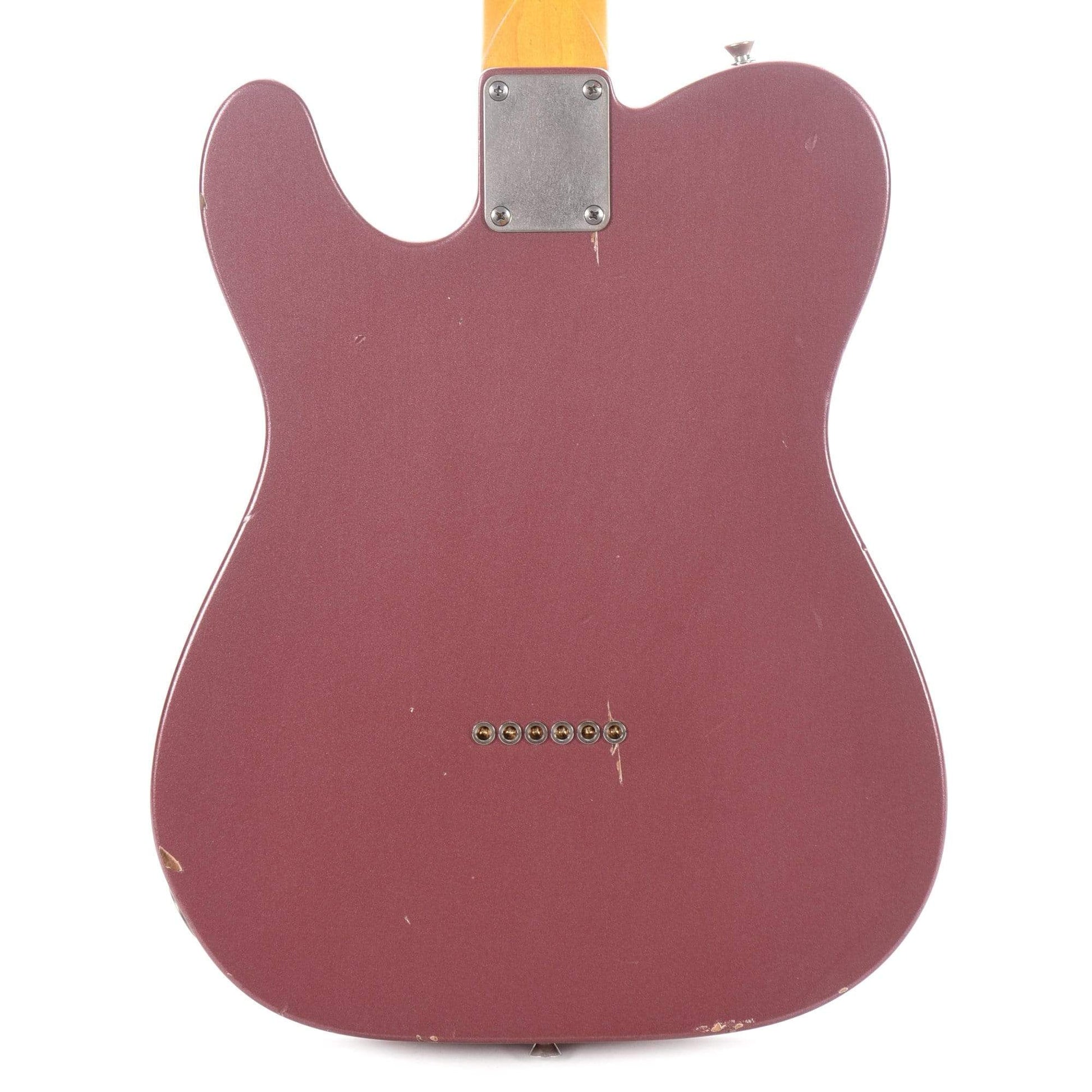 Nash T-63 Burgundy Mist Light/Medium Relic w/3-Ply Mint Pickguard, Lollar Pickups, & Hardshell Case Electric Guitars / Solid Body
