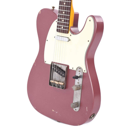 Nash T-63 Burgundy Mist Metallic Light Relic w/3-Ply Mint Pickguard & Lollar Pickups Electric Guitars / Solid Body