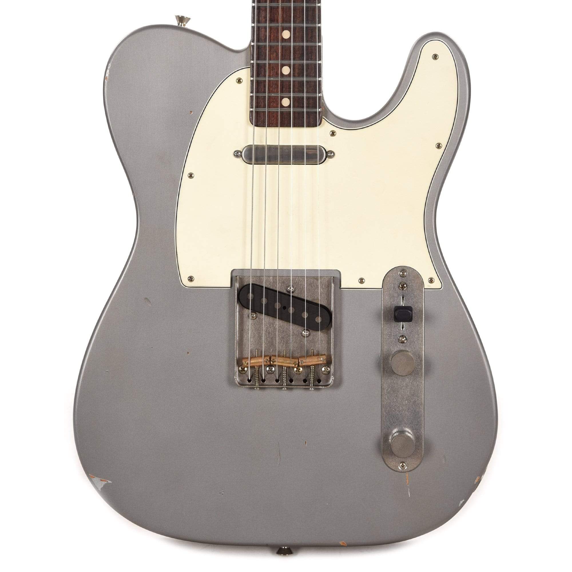 Nash T-63 Charcoal Frost Light Relic w/3-Ply White Pickguard & Lollar PIckups Electric Guitars / Solid Body