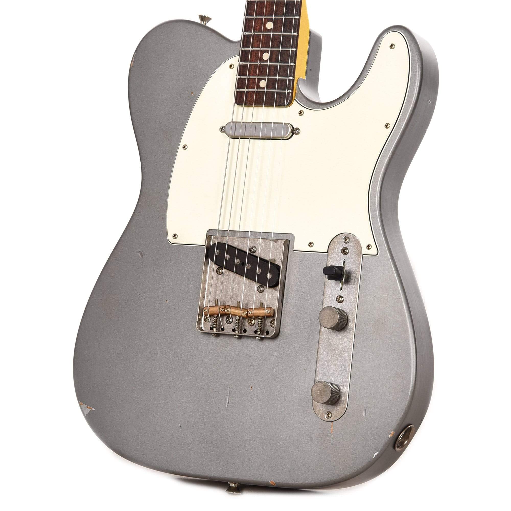 Nash T-63 Charcoal Frost Light Relic w/3-Ply White Pickguard & Lollar PIckups Electric Guitars / Solid Body
