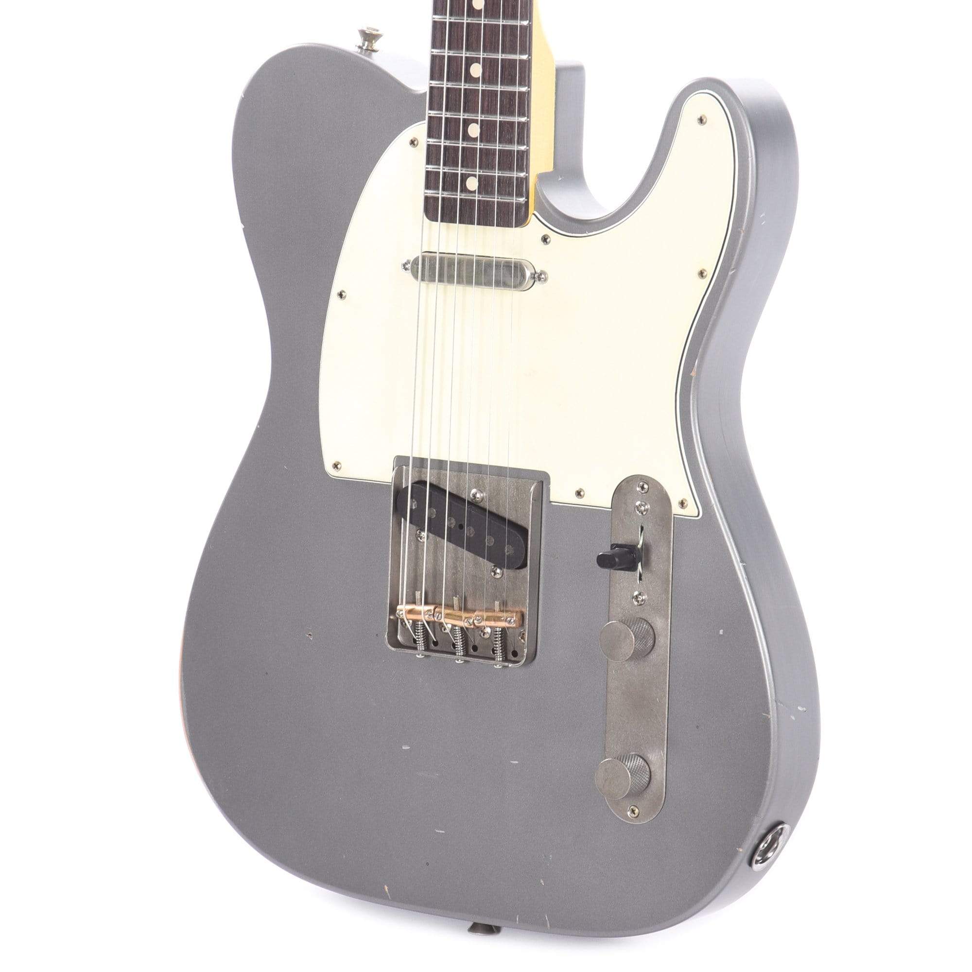 Nash T-63 Charcoal Frost Light Relic w/3-Ply White Pickguard & Lollar PIckups Electric Guitars / Solid Body