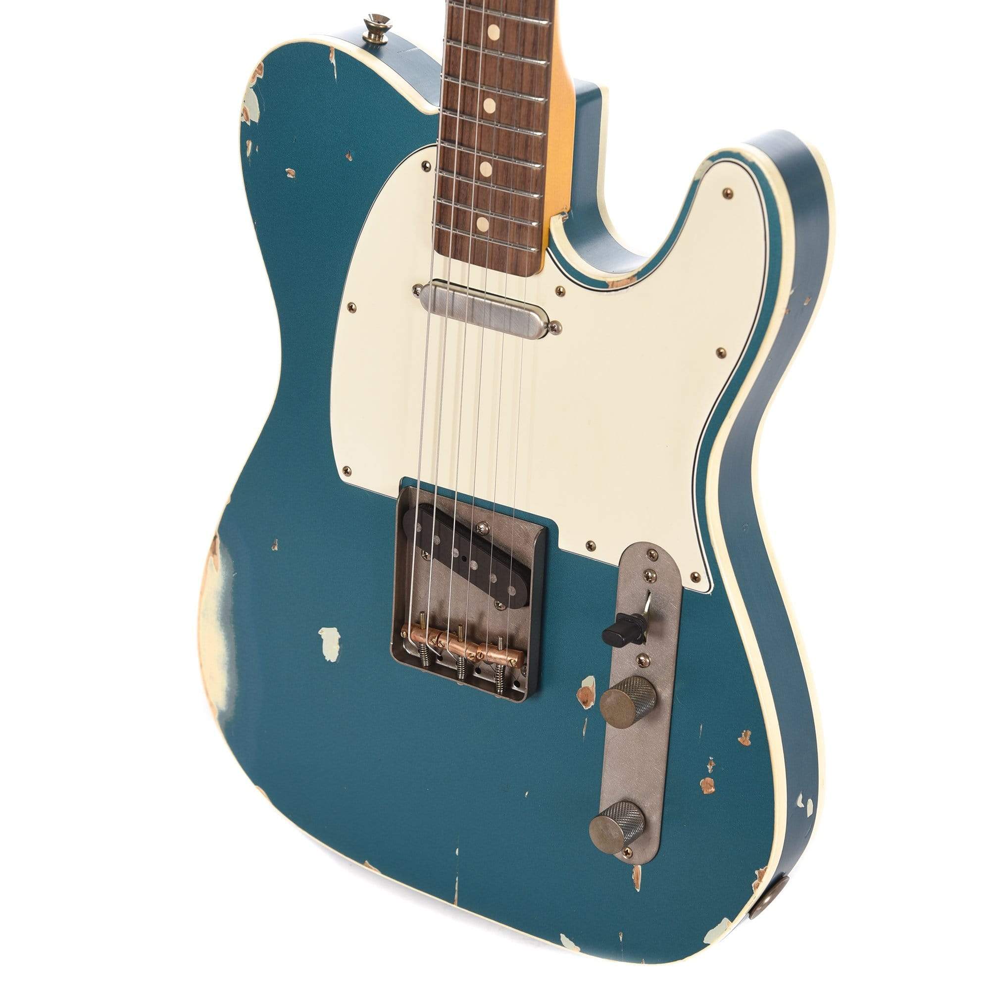 Nash T-63 DB Ash Ocean Turquoise Medium Relic w/Matching Headstock & Lollar Pickups Electric Guitars / Solid Body