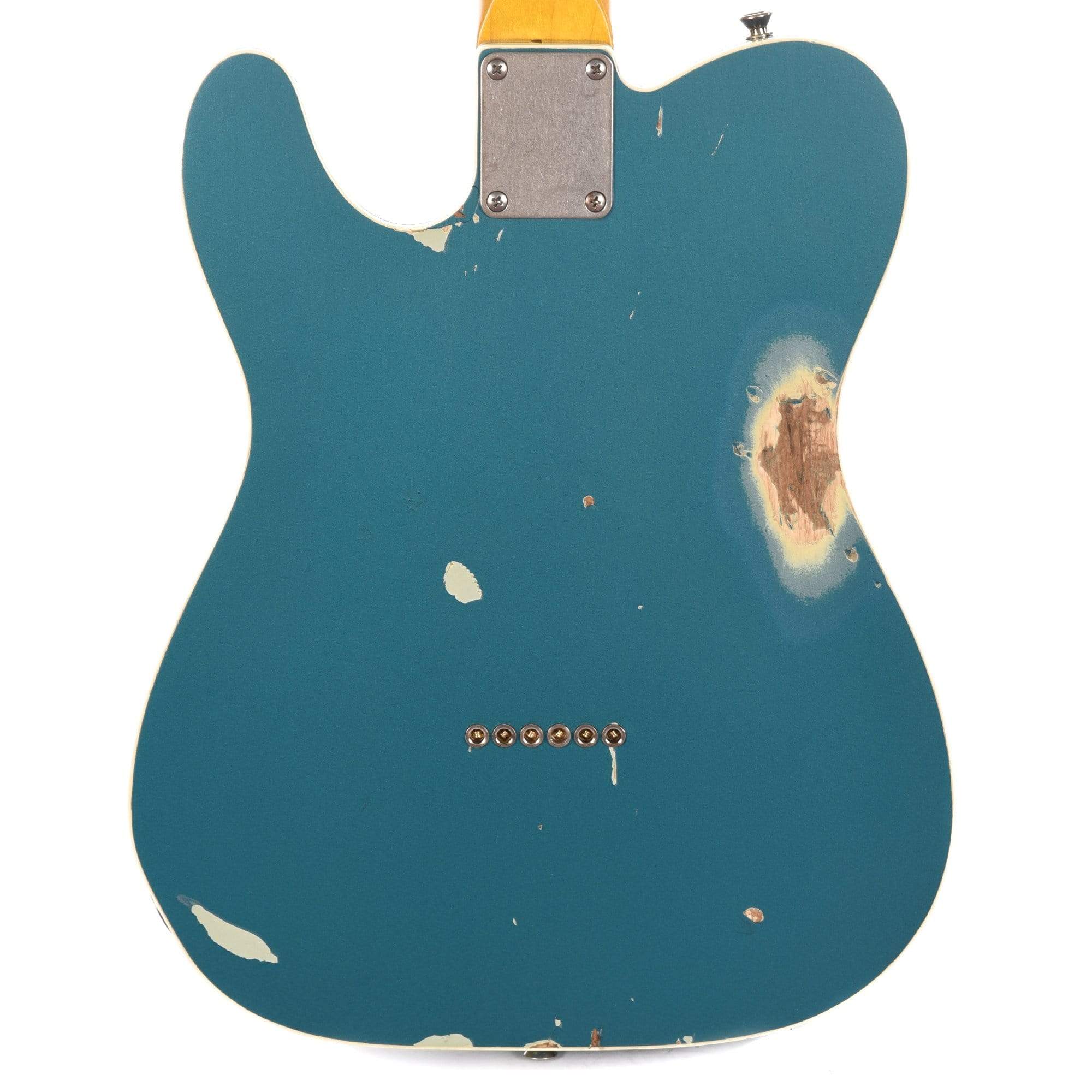 Nash T-63 DB Ash Ocean Turquoise Medium Relic w/Matching Headstock & Lollar Pickups Electric Guitars / Solid Body