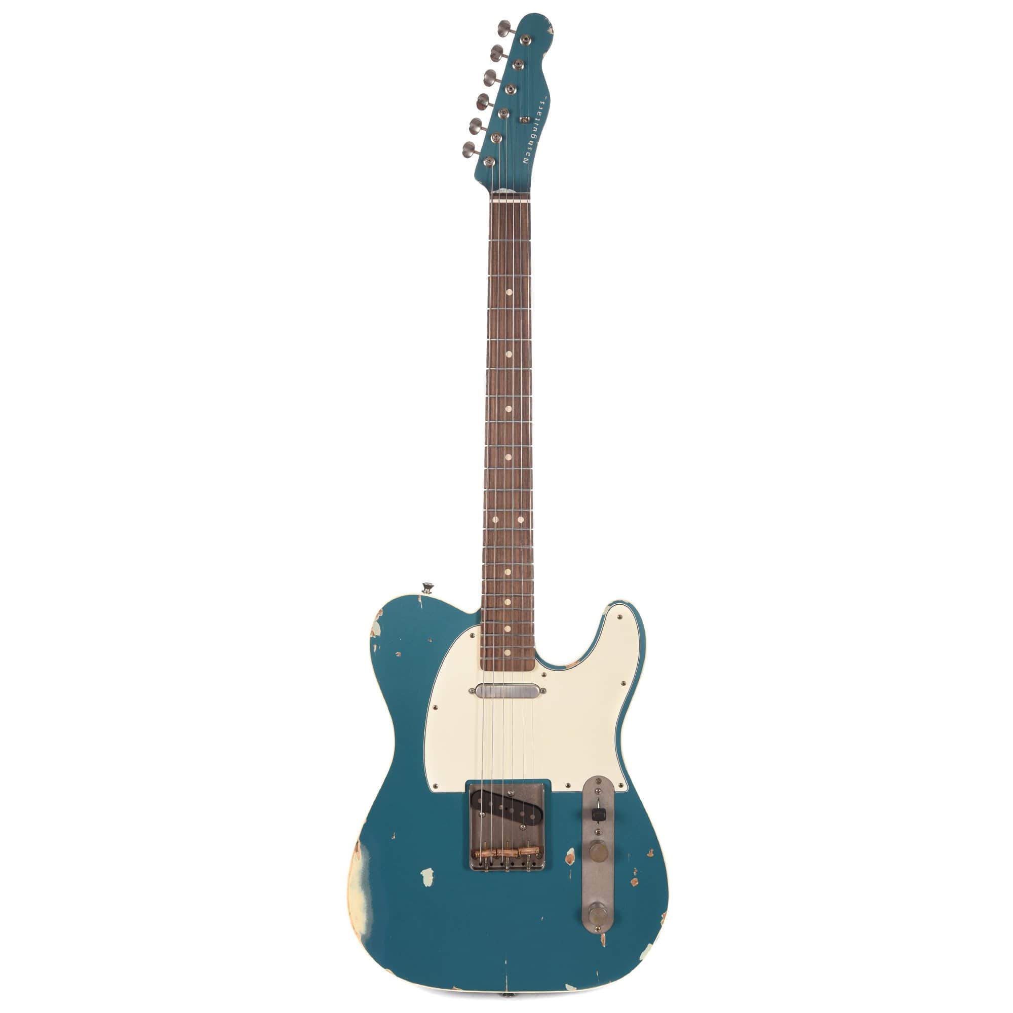 Nash T-63 DB Ash Ocean Turquoise Medium Relic w/Matching Headstock & Lollar Pickups Electric Guitars / Solid Body