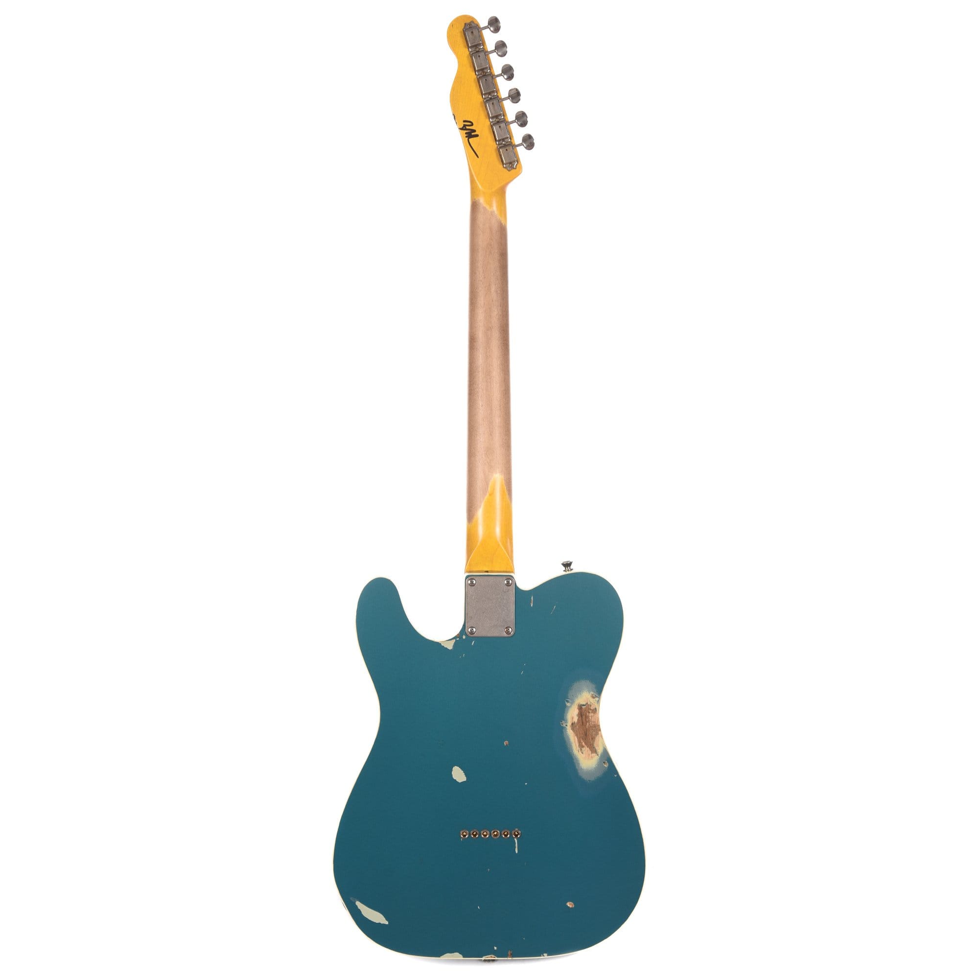 Nash T-63 DB Ash Ocean Turquoise Medium Relic w/Matching Headstock & Lollar Pickups Electric Guitars / Solid Body