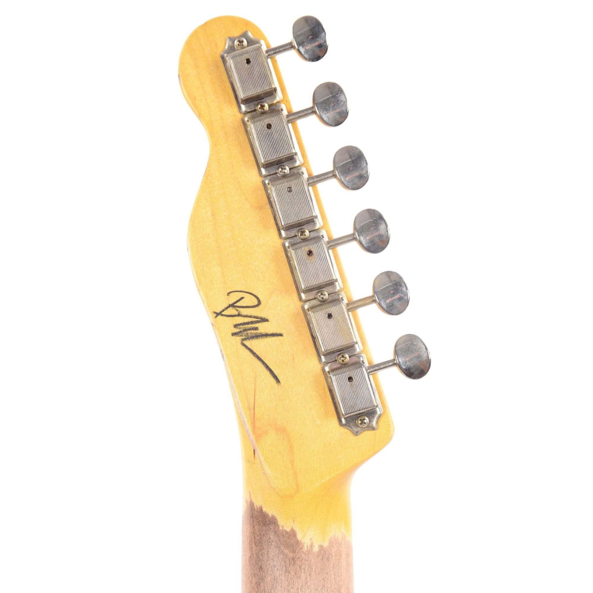 Nash T-63 HS Ash Black Heavy Relic w/4-Ply Tortoise Pickguard, Lollar Pickups, & Bigsby Electric Guitars / Solid Body