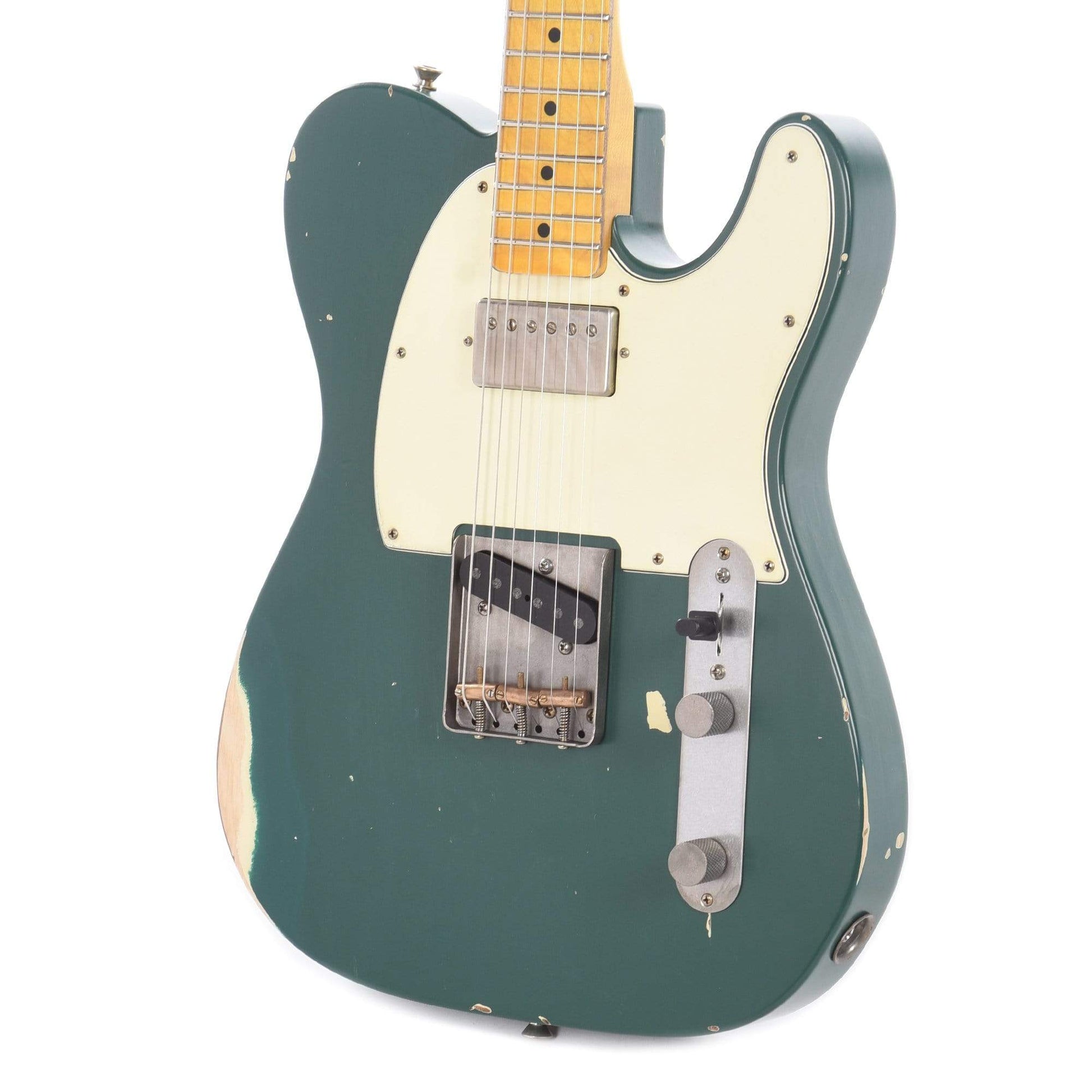 Nash T-63 HS Ash British Racing Green Medium Relic w/3-Ply White Pickguard, & Lollar Pickups Electric Guitars / Solid Body