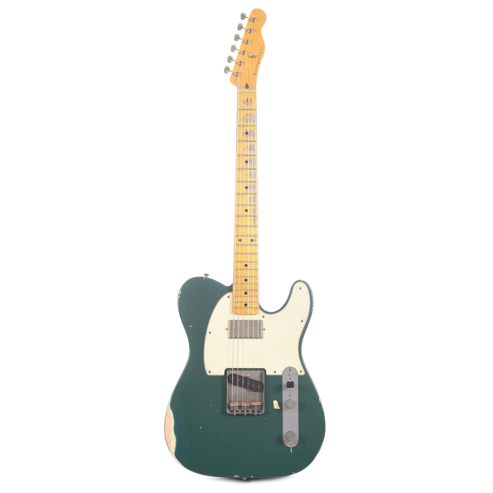 Nash T-63 HS Ash British Racing Green Medium Relic w/3-Ply White Pickguard, & Lollar Pickups Electric Guitars / Solid Body