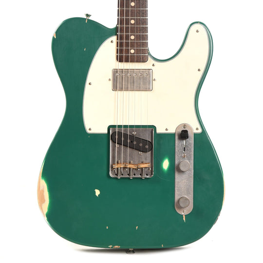 Nash T-63 HS Ash British Racing Green Medium Relic w/3-Ply White Pickguard, & Lollar Pickups Electric Guitars / Solid Body