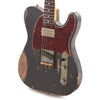 Nash T-63 HS Ash Charcoal Frost Metallic Heavy Relic w/4-Ply Tortoise Pickguard & Lollar Pickups Electric Guitars / Solid Body
