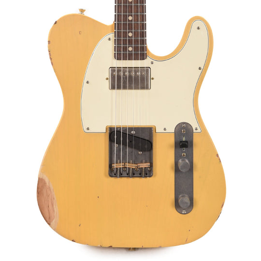 Nash T-63 HS Ash Cream Medium Relic w/3-Ply White Pickguard, & Lollar Pickups Electric Guitars / Solid Body