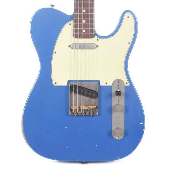 Nash T-63 Lake Placid Blue Light Relic w/3-Ply White Pickguard & Lollar Pickups Electric Guitars / Solid Body