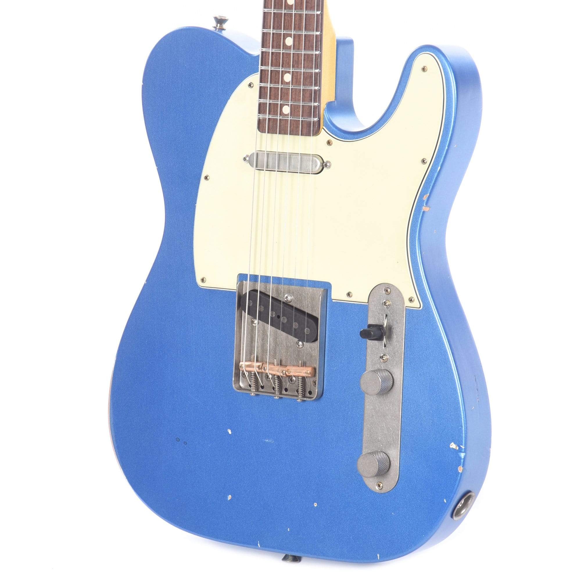 Nash T-63 Lake Placid Blue Light Relic w/3-Ply White Pickguard & Lollar Pickups Electric Guitars / Solid Body