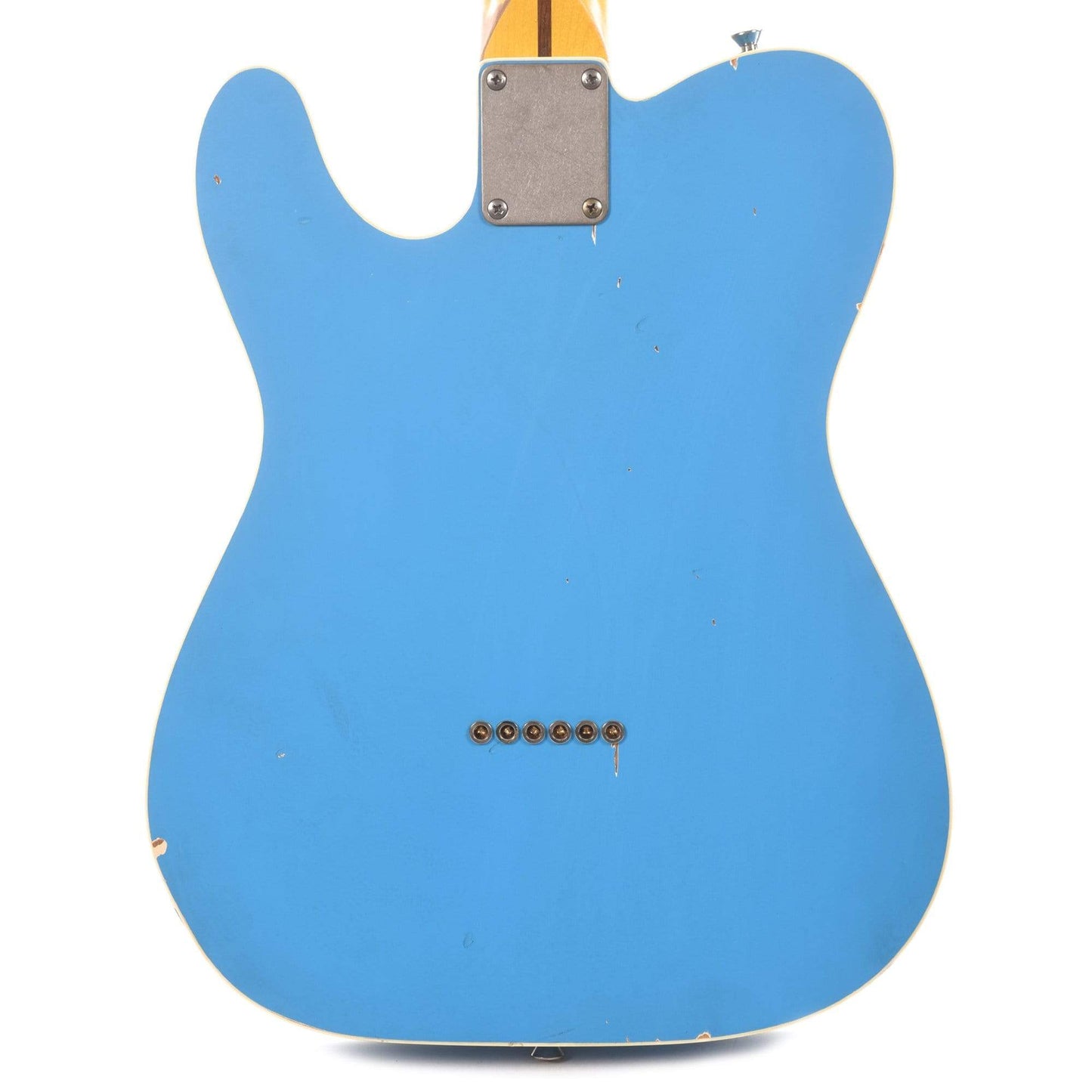 Nash T-63 Maui Blue Light Relic Cream Double Bound w/3-Ply White Pickguard, & Lollar Pickups Electric Guitars / Solid Body