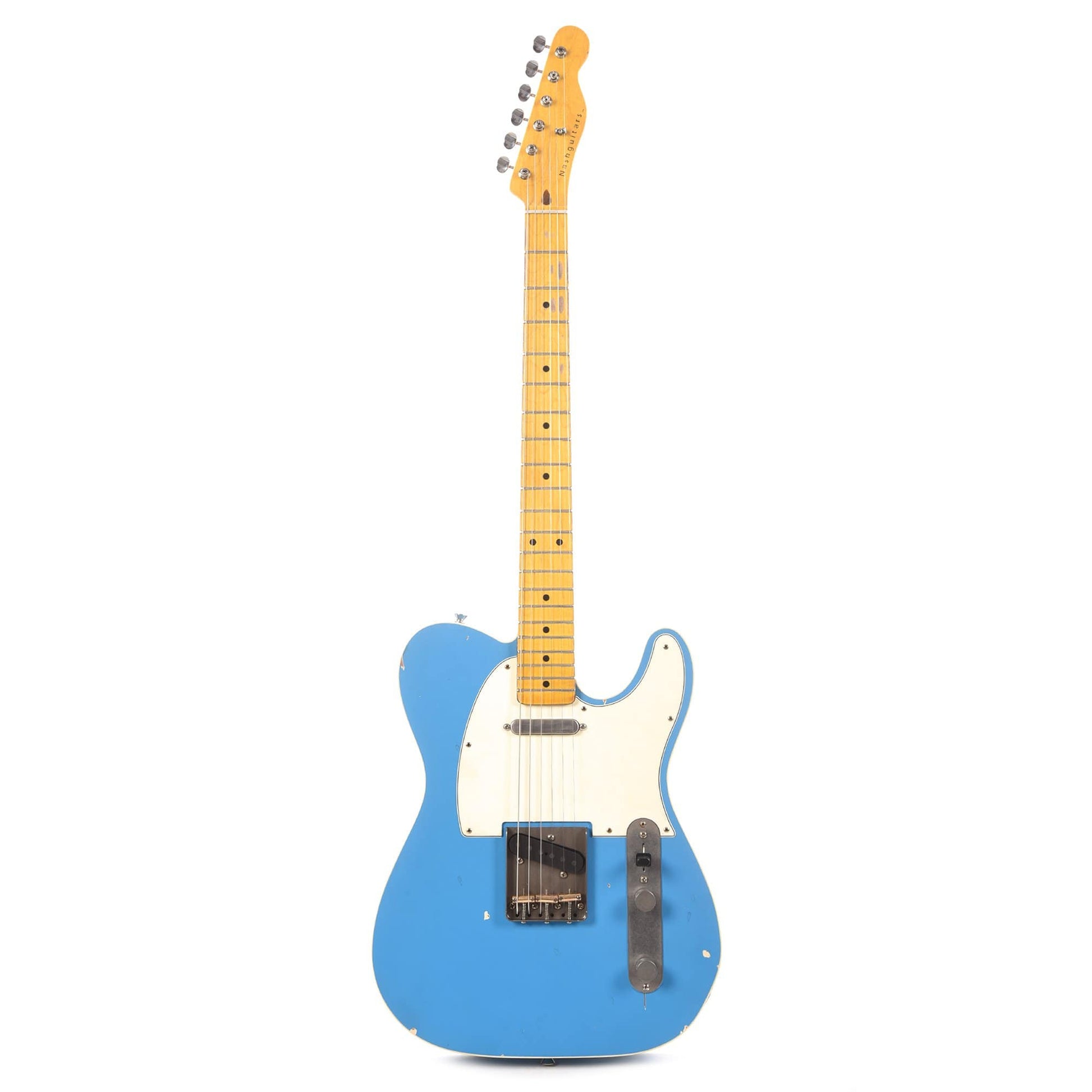 Nash T-63 Maui Blue Light Relic Cream Double Bound w/3-Ply White Pickguard, & Lollar Pickups Electric Guitars / Solid Body