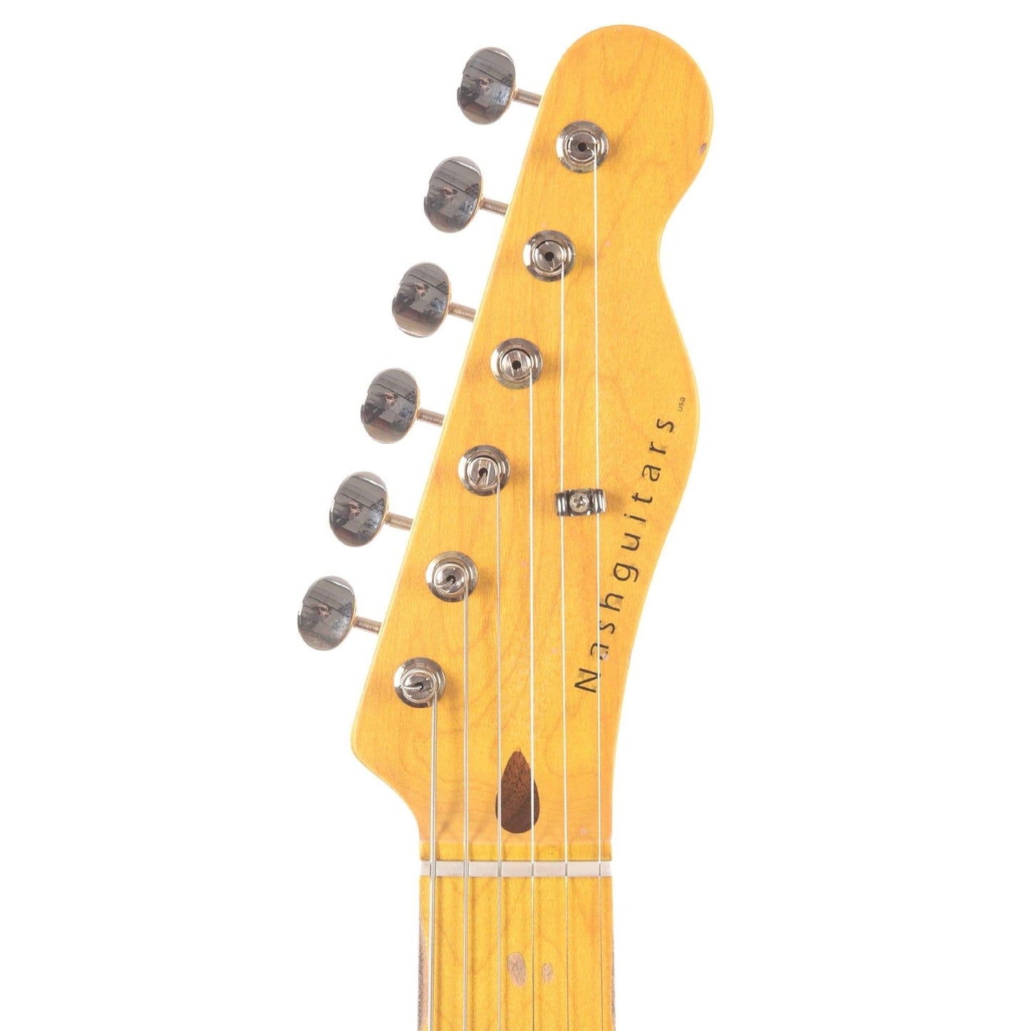 Nash T-63 Maui Blue Light Relic Cream Double Bound w/3-Ply White Pickguard, & Lollar Pickups Electric Guitars / Solid Body