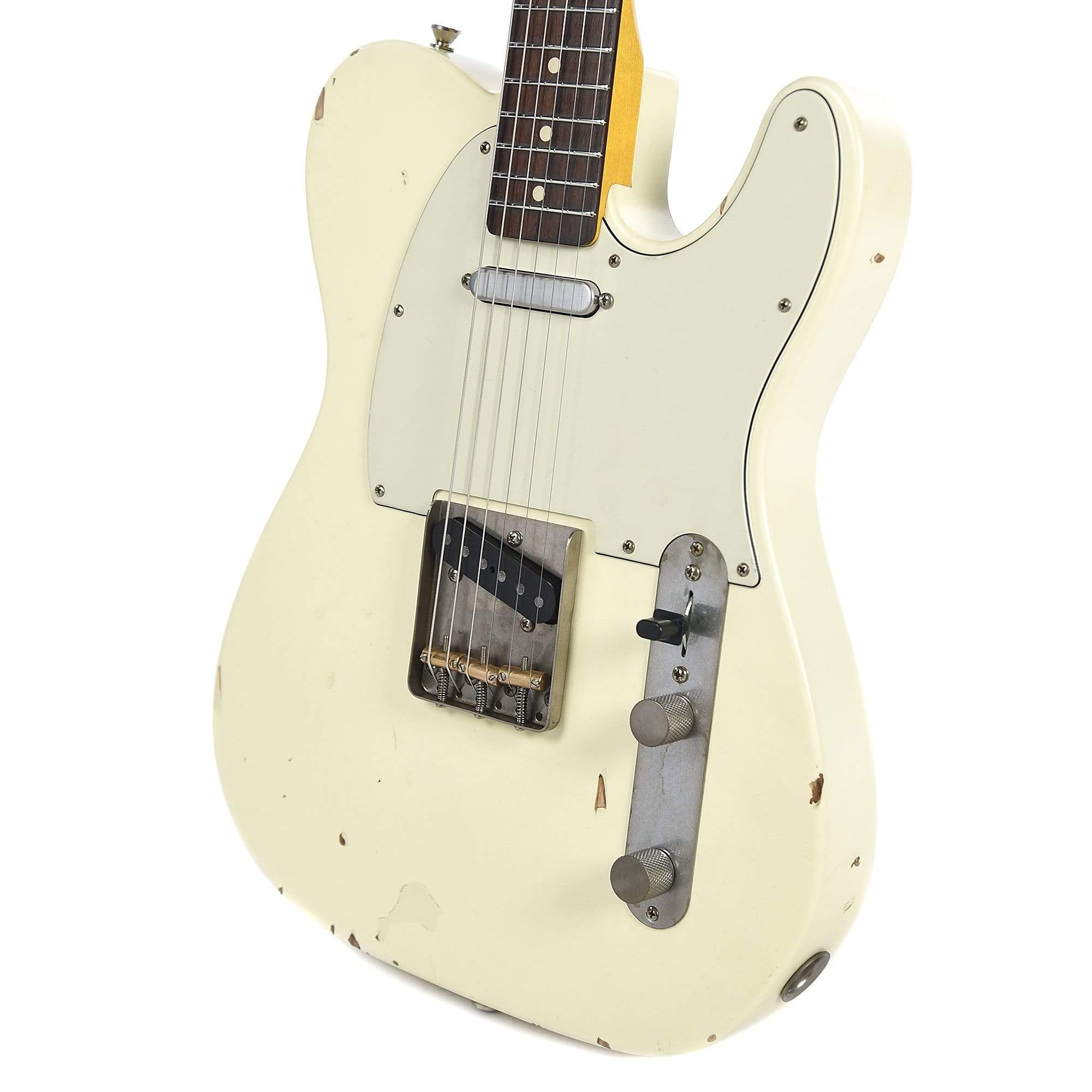 Nash T-63 Olympic White Light Relic w/3-Ply Mint Pickguard & Lollar Pickups Electric Guitars / Solid Body