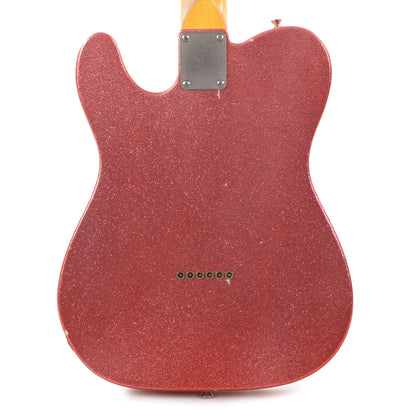 Nash T-63 Pink Sparkle Light Relic w/3-Ply White Pickguard & Lollar Pickups Electric Guitars / Solid Body