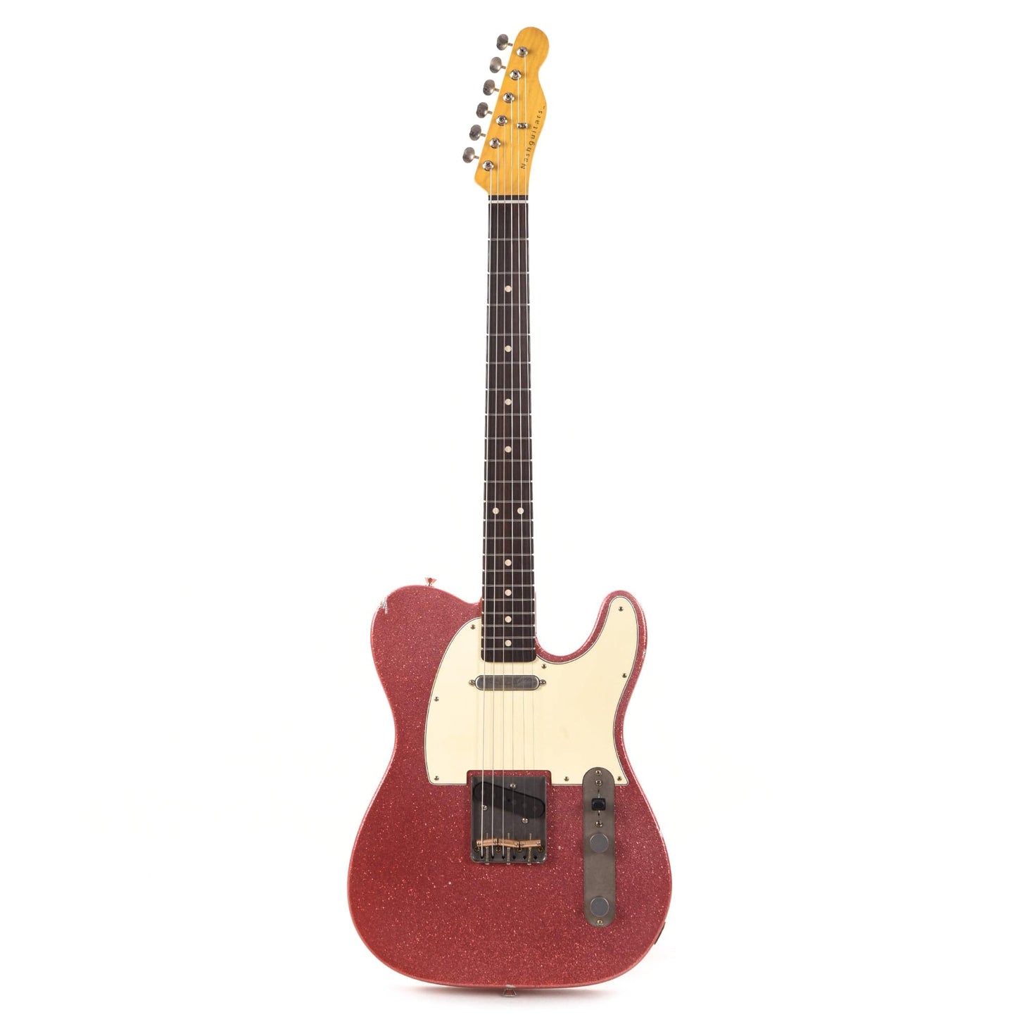 Nash T-63 Pink Sparkle Light Relic w/3-Ply White Pickguard & Lollar Pickups Electric Guitars / Solid Body