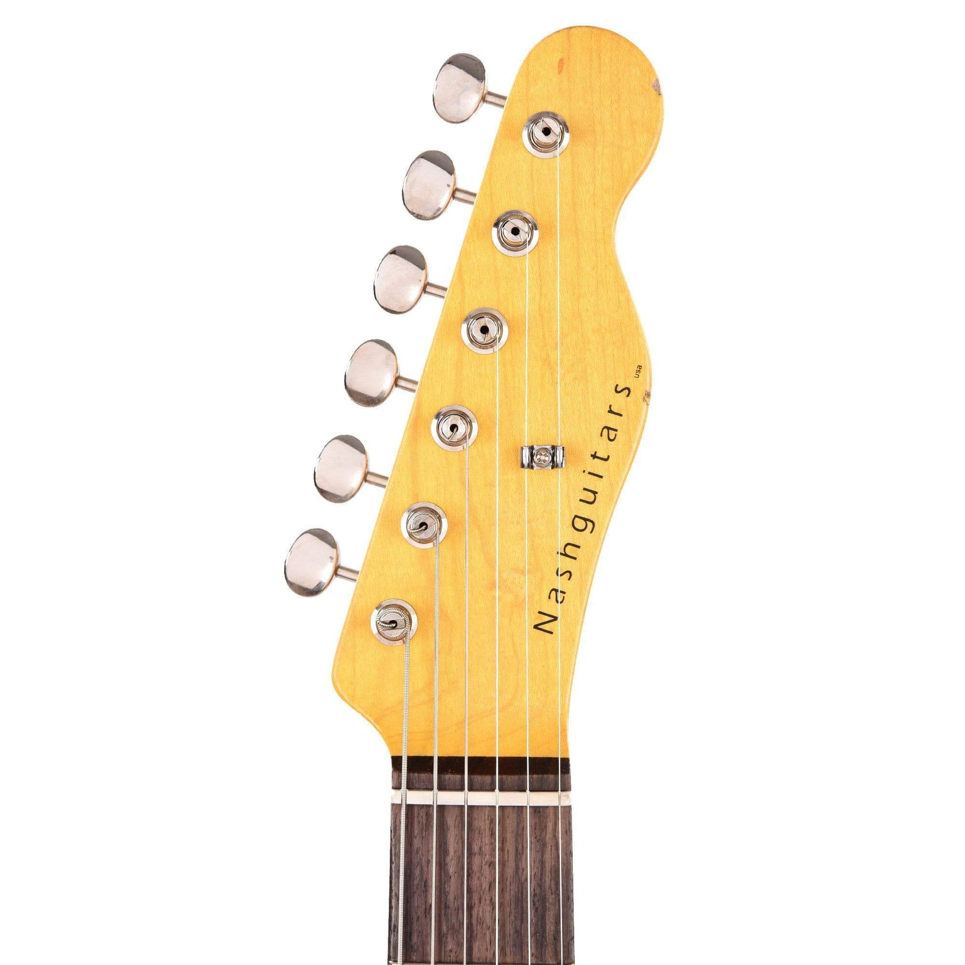 Nash T-63 Pink Sparkle Light Relic w/3-Ply White Pickguard & Lollar Pickups Electric Guitars / Solid Body