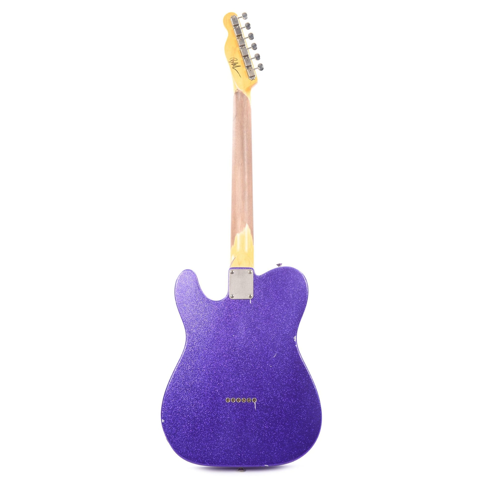 Nash T-63 Purple Sparkle Light Relic w/3-Ply White Pickguard & Lollar Pickups Electric Guitars / Solid Body