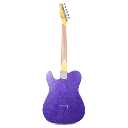 Nash T-63 Purple Sparkle Light Relic w/3-Ply White Pickguard & Lollar Pickups Electric Guitars / Solid Body