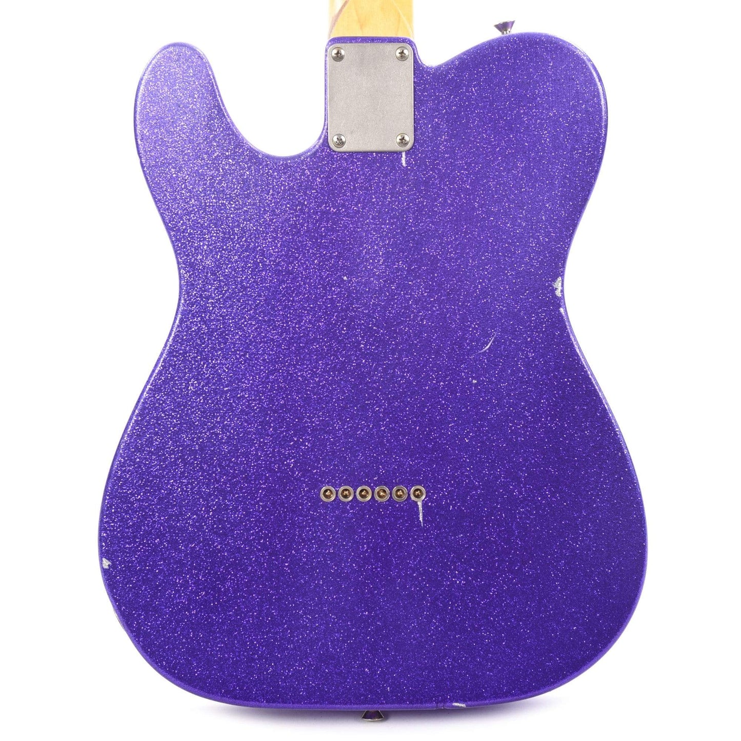 Nash T-63 Purple Sparkle Light Relic w/3-Ply White Pickguard & Lollar Pickups Electric Guitars / Solid Body