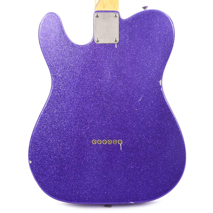 Nash T-63 Purple Sparkle Light Relic w/3-Ply White Pickguard & Lollar Pickups Electric Guitars / Solid Body