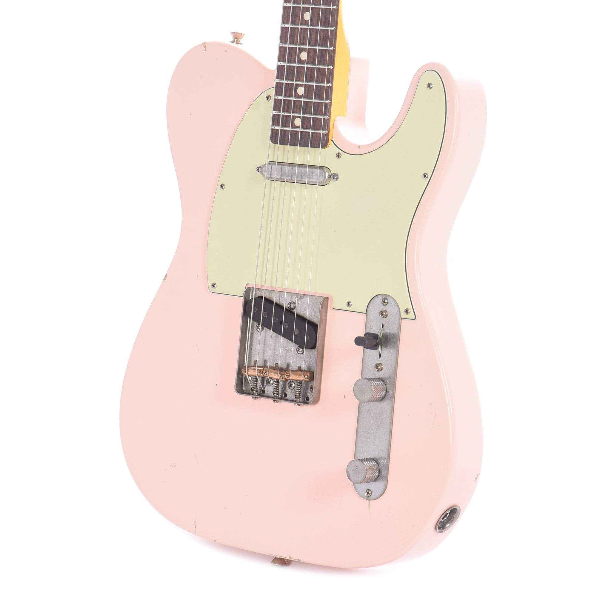 Nash T-63 Shell Pink Light Relic w/3-Ply Mint Pickguard & Lollar Pickups Electric Guitars / Solid Body
