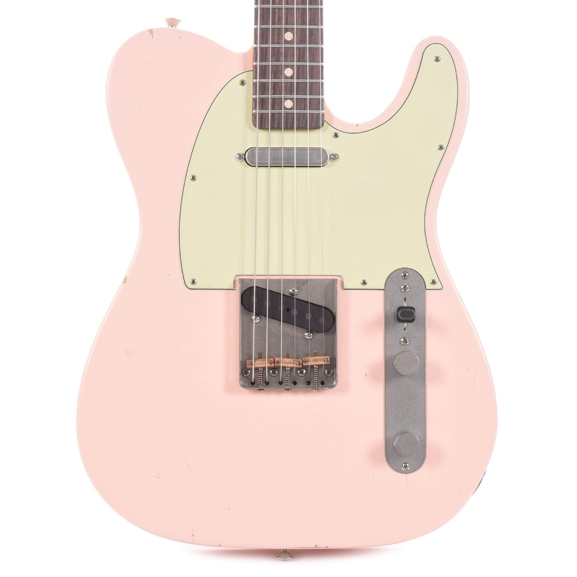 Nash T-63 Shell Pink Light Relic w/3-Ply Mint Pickguard & Lollar Pickups Electric Guitars / Solid Body