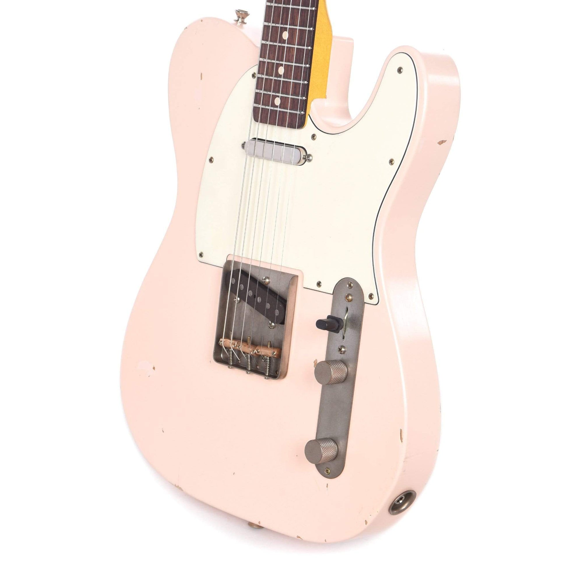 Nash T-63 Shell Pink Light Relic w/3-Ply White Pickguard & Lollar Pickups Electric Guitars / Solid Body