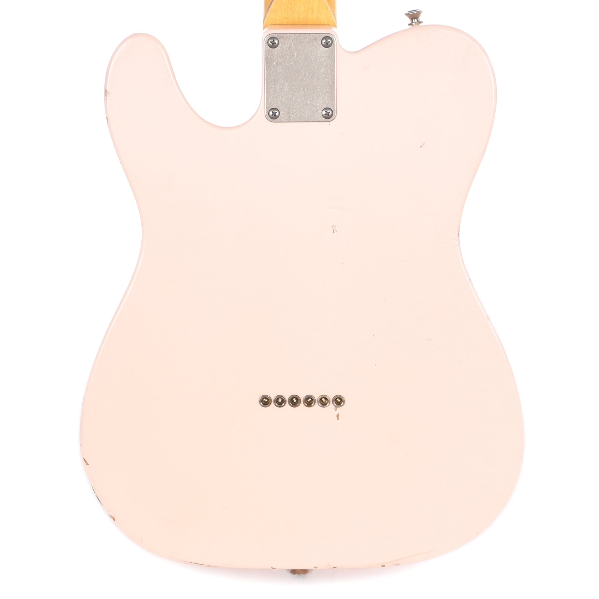Nash T-63 Shell Pink Light Relic w/3-Ply White Pickguard & Lollar Pickups Electric Guitars / Solid Body
