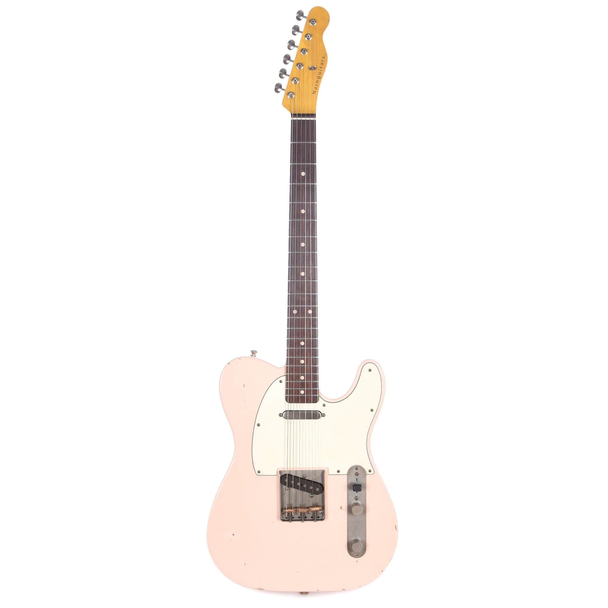 Nash T-63 Shell Pink Light Relic w/3-Ply White Pickguard & Lollar Pickups Electric Guitars / Solid Body