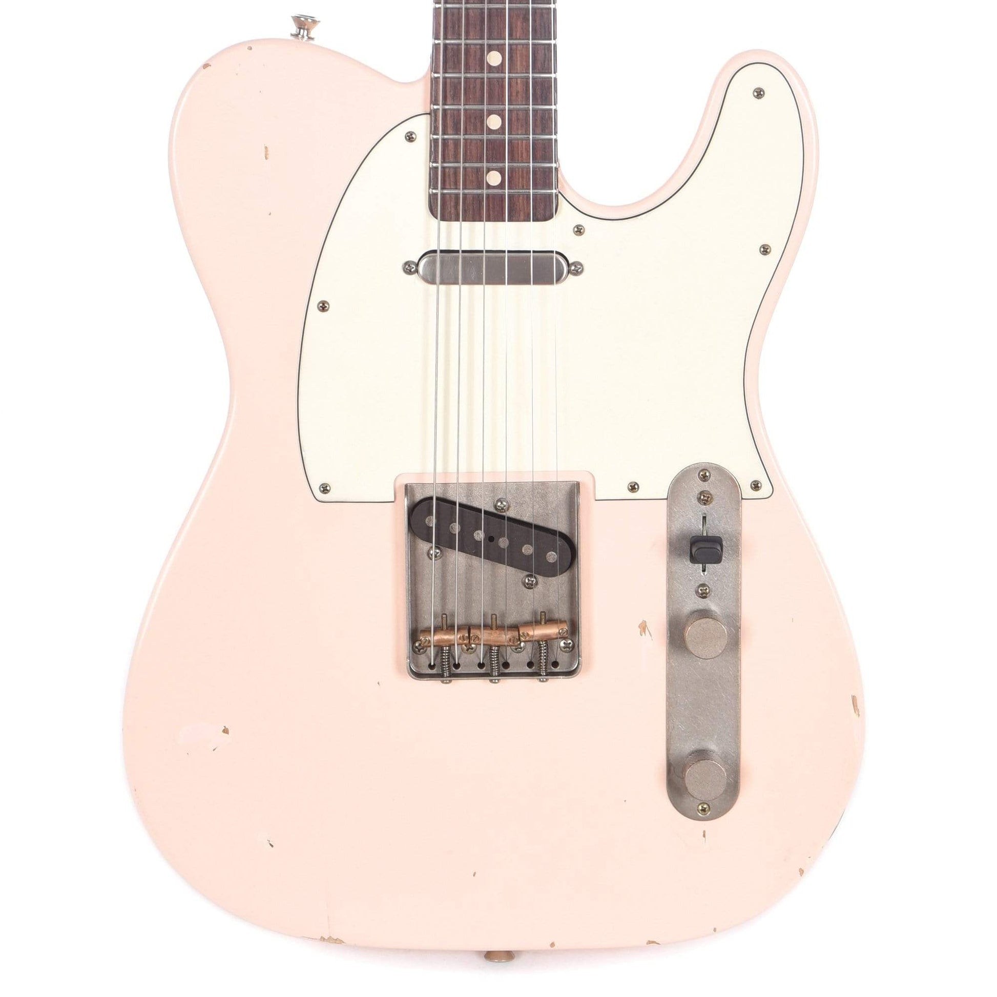 Nash T-63 Shell Pink Light Relic w/3-Ply White Pickguard & Lollar Pickups Electric Guitars / Solid Body