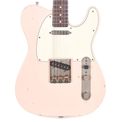 Nash T-63 Shell Pink Light Relic w/3-Ply White Pickguard & Lollar Pickups Electric Guitars / Solid Body