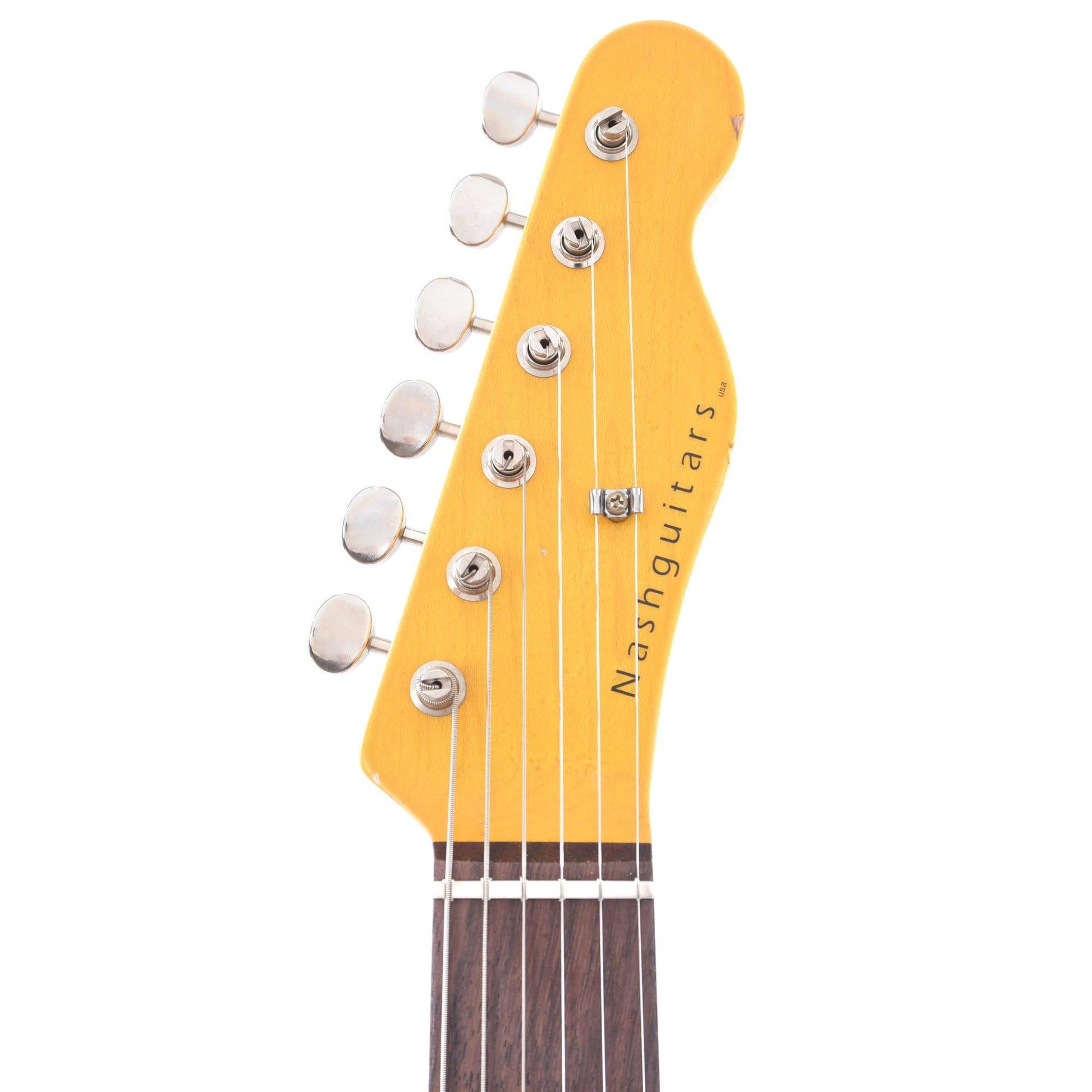 Nash T-63 Shell Pink Light Relic w/Lollar Low Wind Imperial & 3-Ply Mint Pickguard Electric Guitars / Solid Body