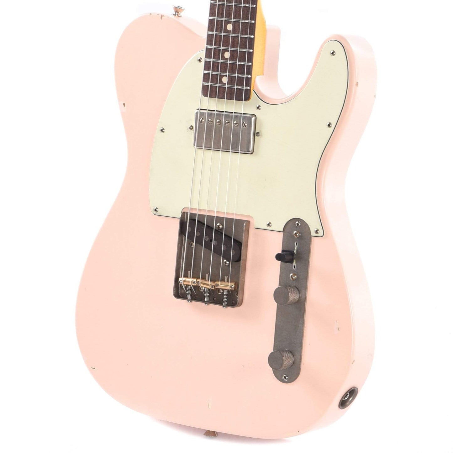 Nash T-63 Shell Pink Light Relic w/Lollar Low Wind Imperial & 3-Ply Mint Pickguard Electric Guitars / Solid Body