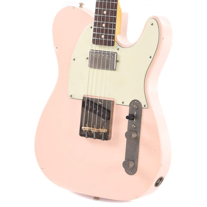 Nash T-63 Shell Pink Light Relic w/Lollar Low Wind Imperial & 3-Ply Mint Pickguard Electric Guitars / Solid Body