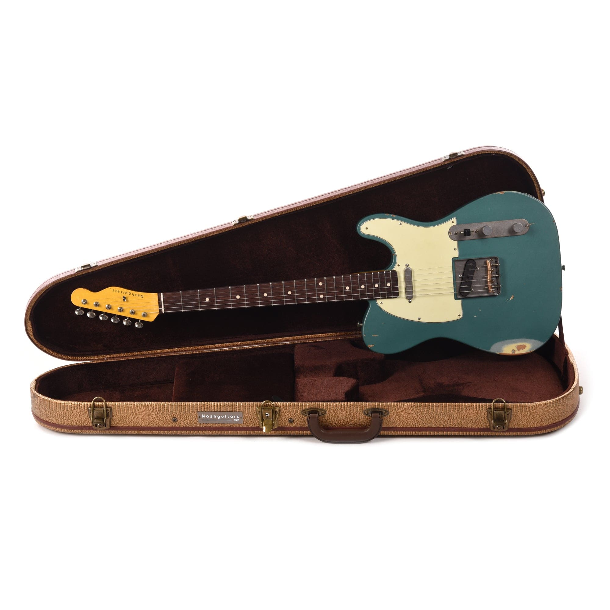Nash T-63 Sherwood Green Metallic Medium Relic w/3-Ply Mint Pickguard, & Lollar Pickups Electric Guitars / Solid Body
