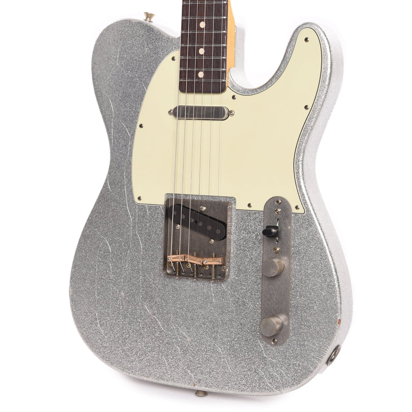 Nash T-63 Silver Sparkle Light Relic w/3-Ply Mint Pickguard & Lollar Pickups Electric Guitars / Solid Body