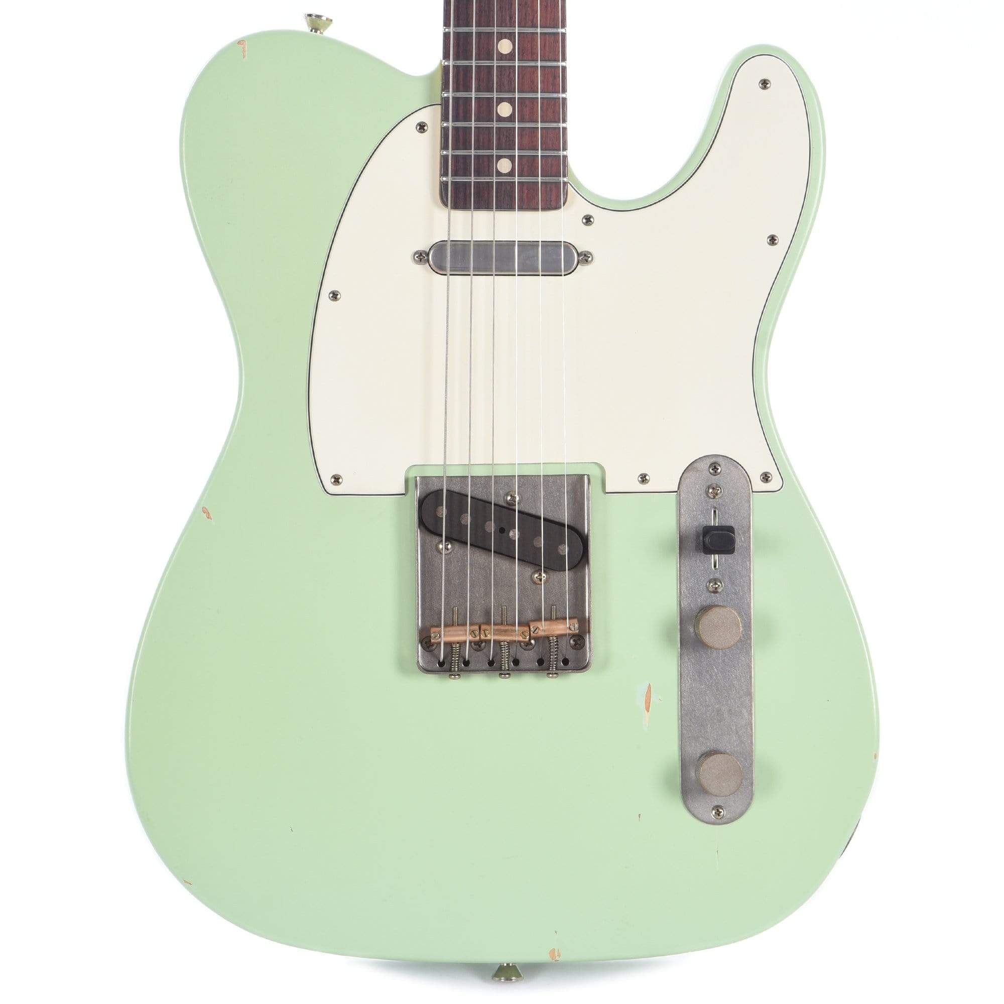 Nash T-63 Surf Green Light Relic w/3-Ply White Pickguard & Lollars Electric Guitars / Solid Body