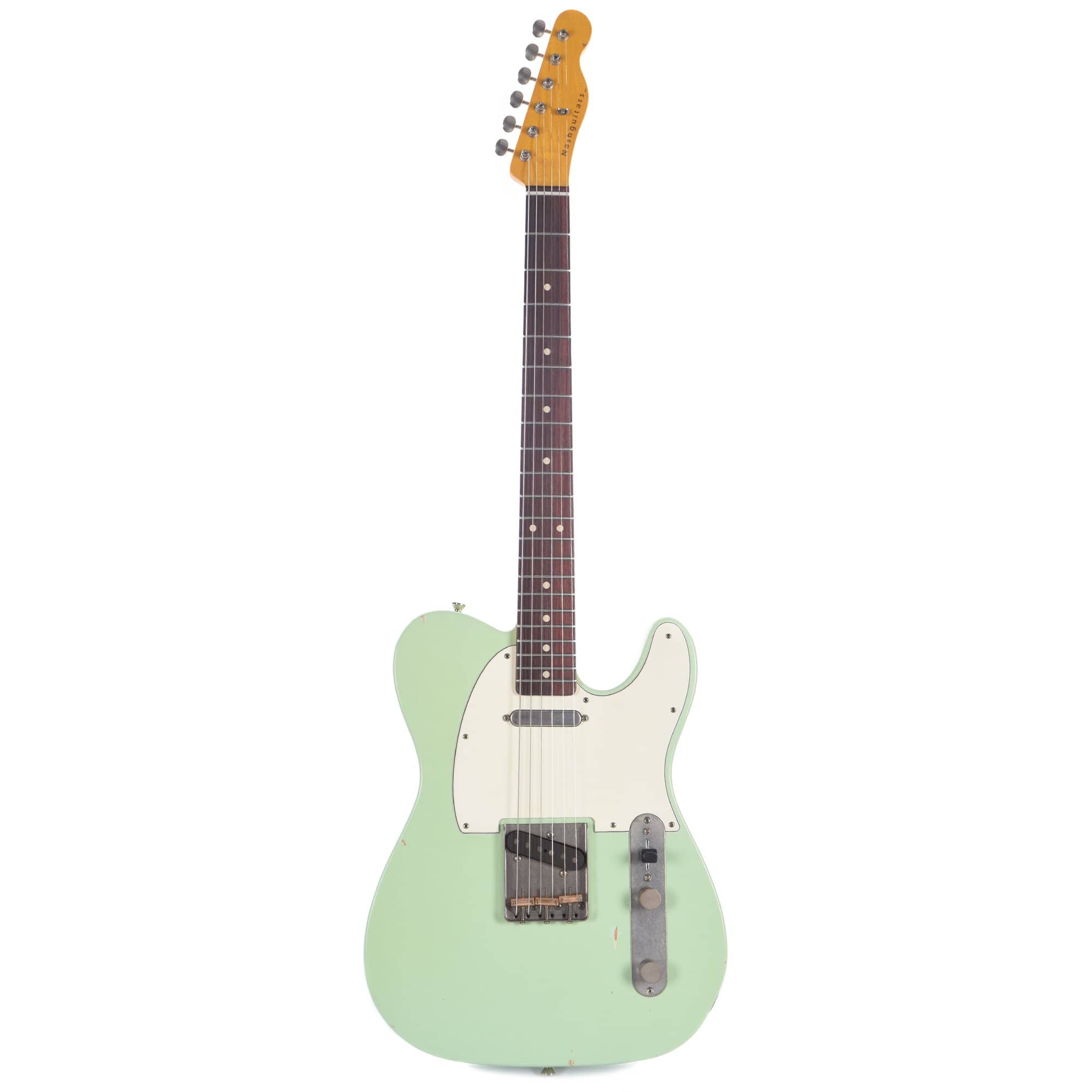 Nash T-63 Surf Green Light Relic w/3-Ply White Pickguard & Lollars Electric Guitars / Solid Body