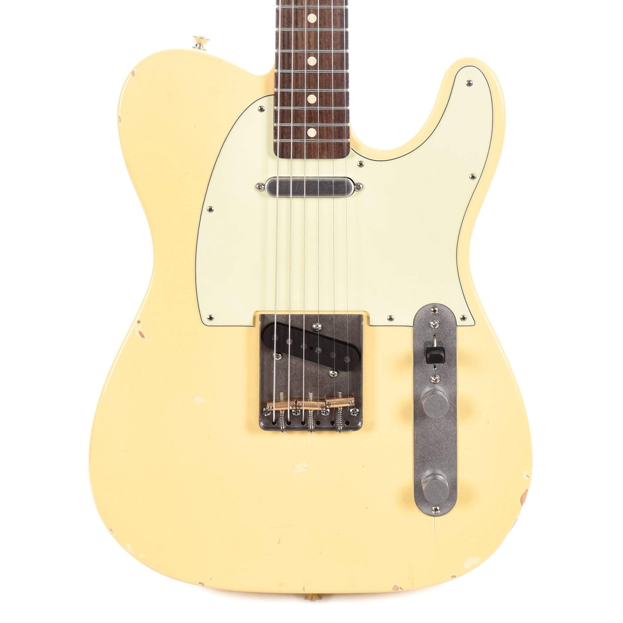 Nash T-63 Vintage White Light/Medium Relic w/Lollars & 3-Ply Mint Pickguard Electric Guitars / Solid Body