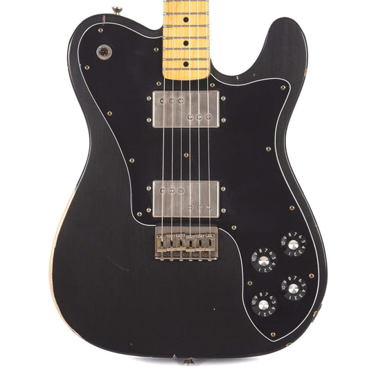 Nash T-72 Deluxe Black Alder Light Aging w/3-Ply Black Pickguard & Lollar Pickups Electric Guitars / Solid Body