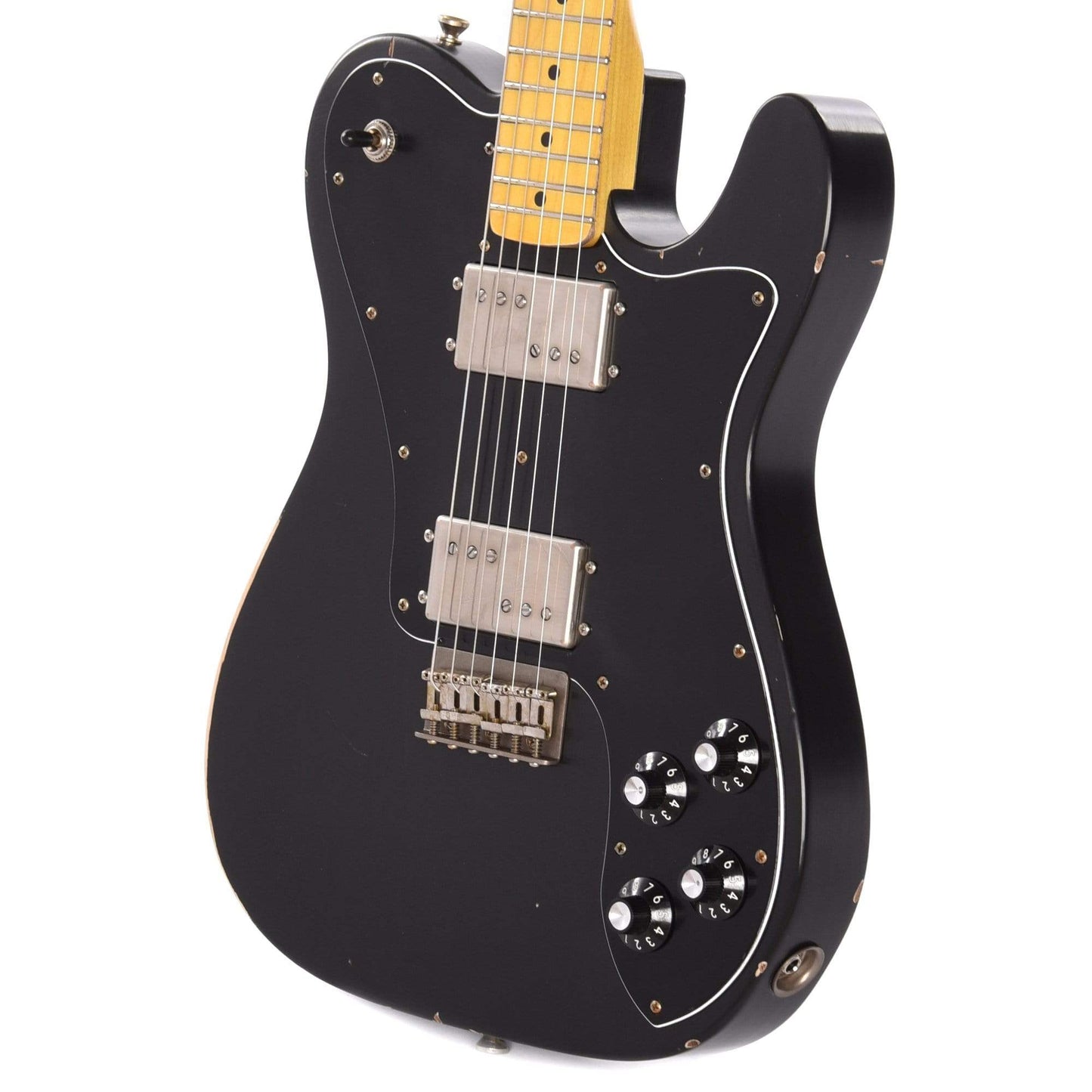 Nash T-72 Deluxe Black Alder Light Aging w/3-Ply Black Pickguard & Lollar Pickups Electric Guitars / Solid Body