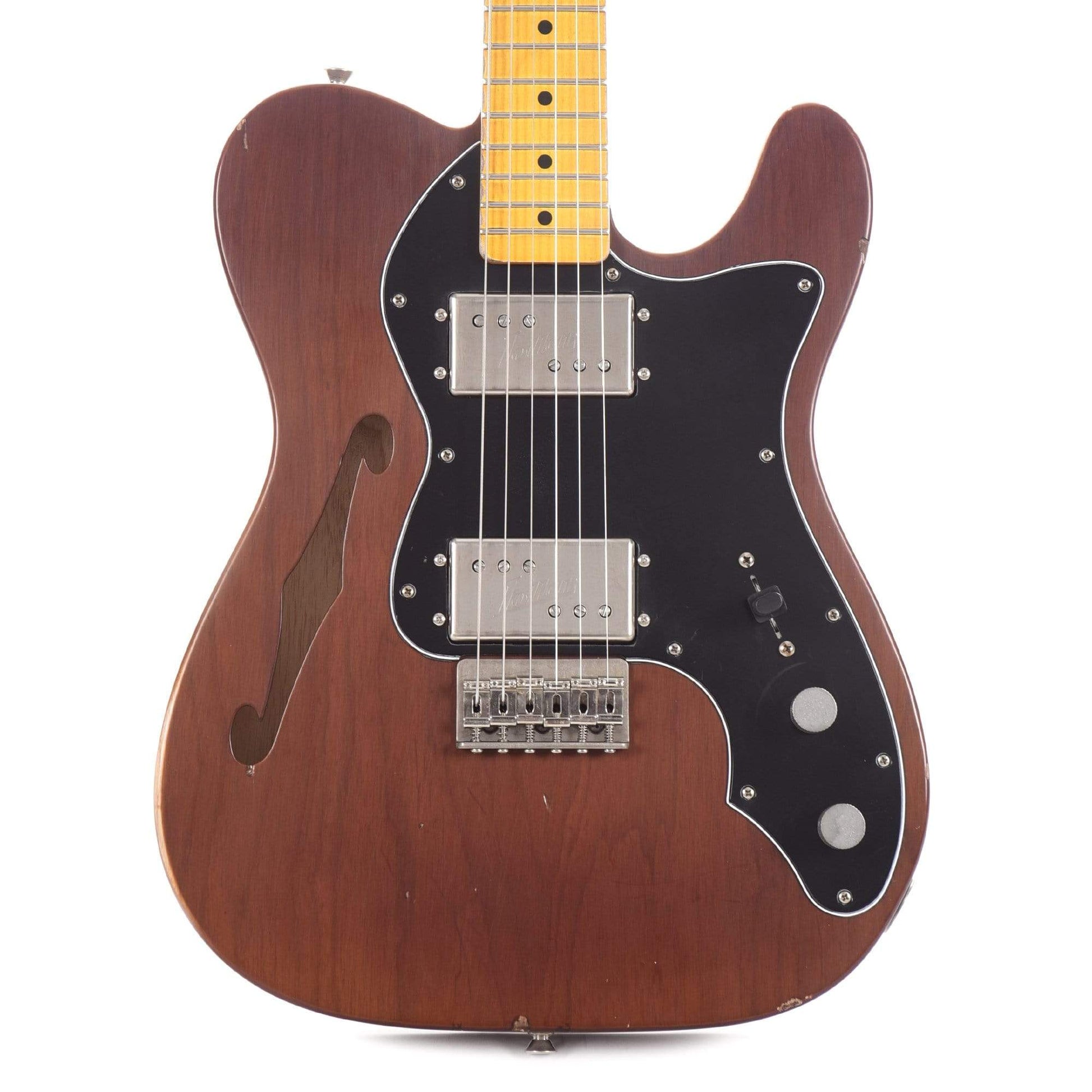 Nash T-72 Thinline Ash Mocha Light Aging w/3-Ply Pickguard & Lollar Pickups Electric Guitars / Solid Body