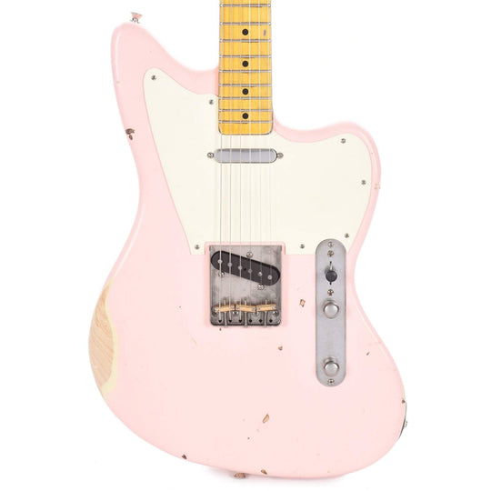 Nash T-Master Ash Shell Pink Medium Relic w/1-Ply White Pickguard & Lollar Pickups Electric Guitars / Solid Body