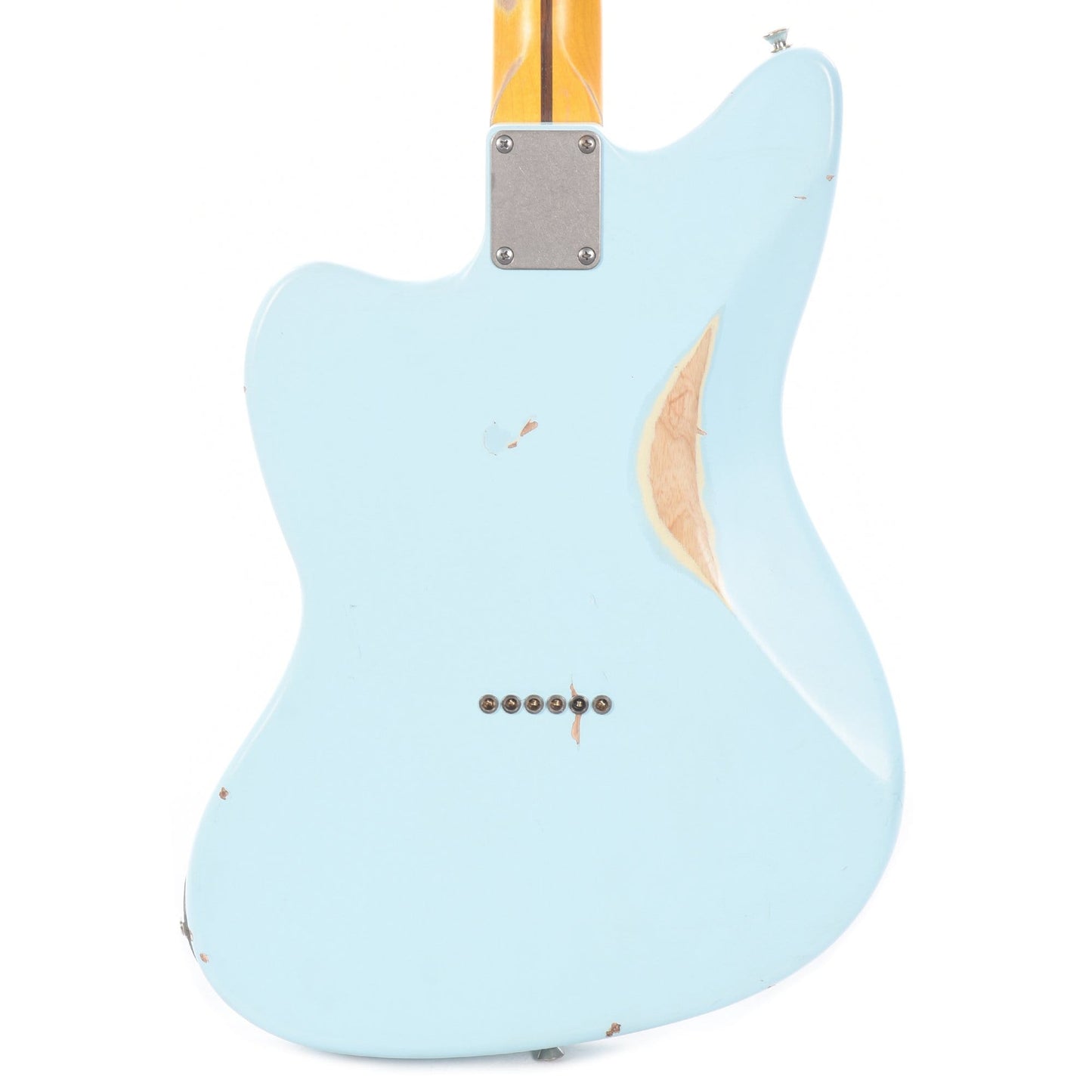 Nash T-Master Ash Sonic Blue Medium Relic w/1-Ply White Pickguard & Lollar Pickups Electric Guitars / Solid Body