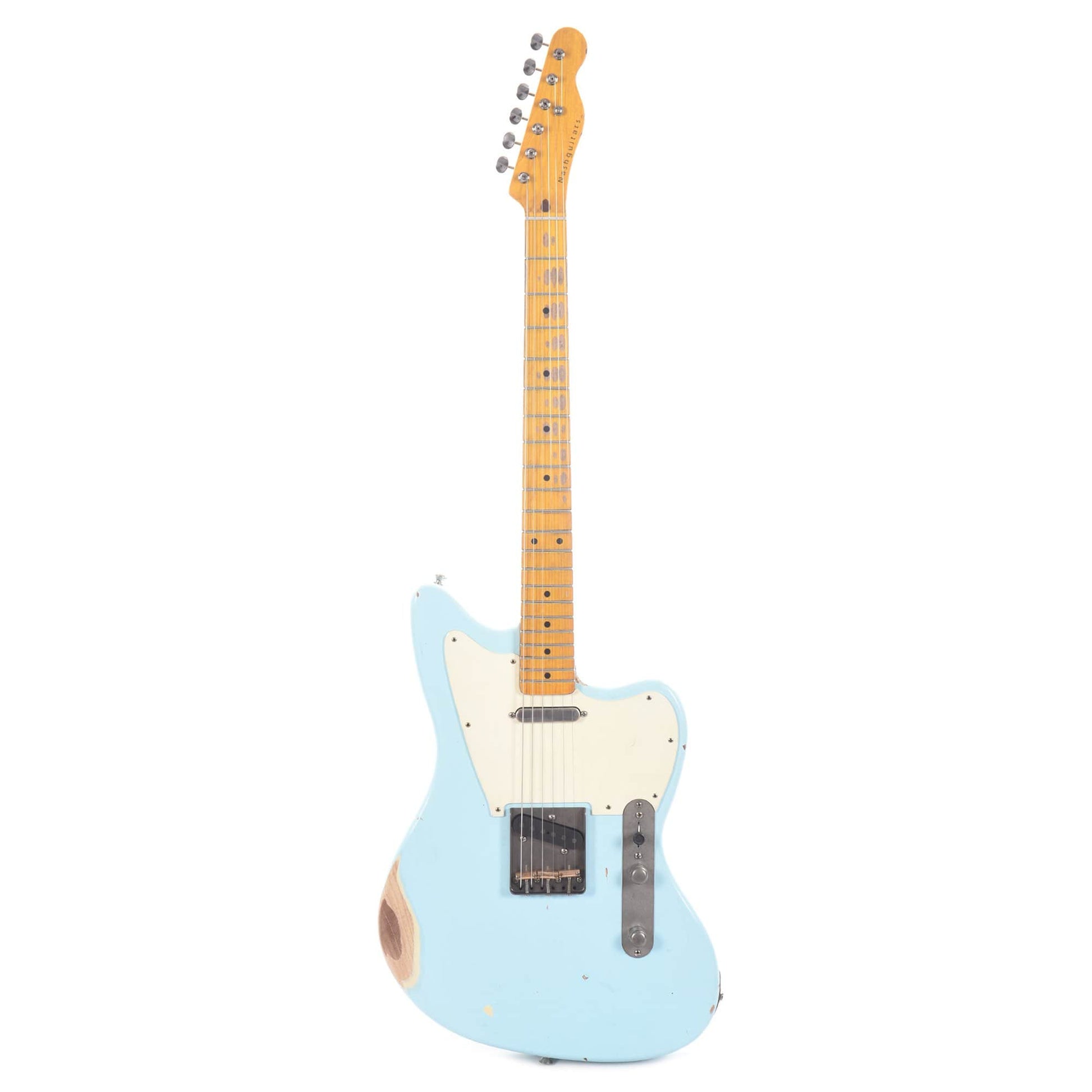 Nash T-Master Ash Sonic Blue Medium Relic w/1-Ply White Pickguard & Lollar Pickups Electric Guitars / Solid Body